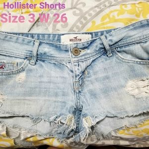 Hollsiter size 3 w 26 denim Jean shorts